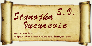 Stanojka Vučurević vizit kartica